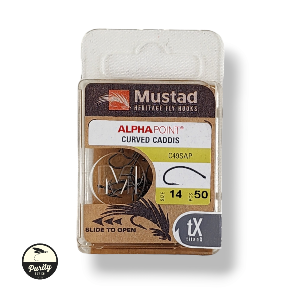 Mustad Heritage C49S AP Curved Caddis Hook