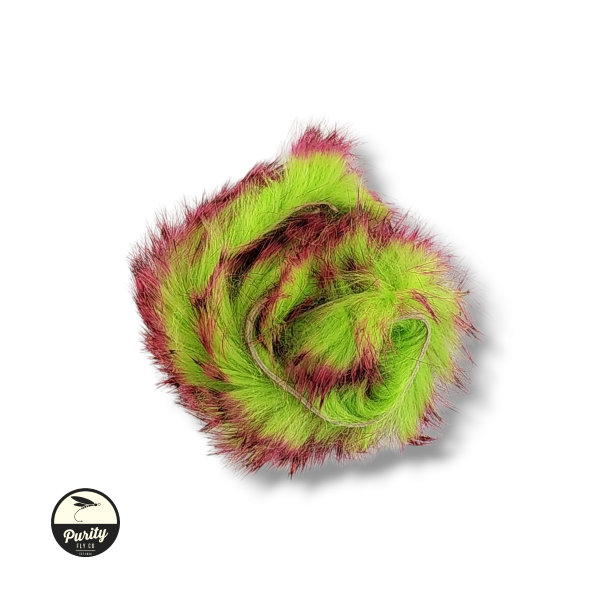 Hot Pink/Brown over Chartreuse