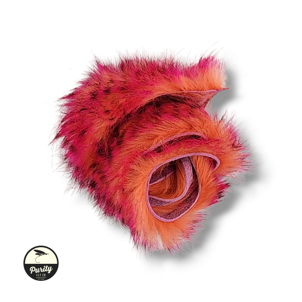 Hot Pink/Brown over Shrimp Pink