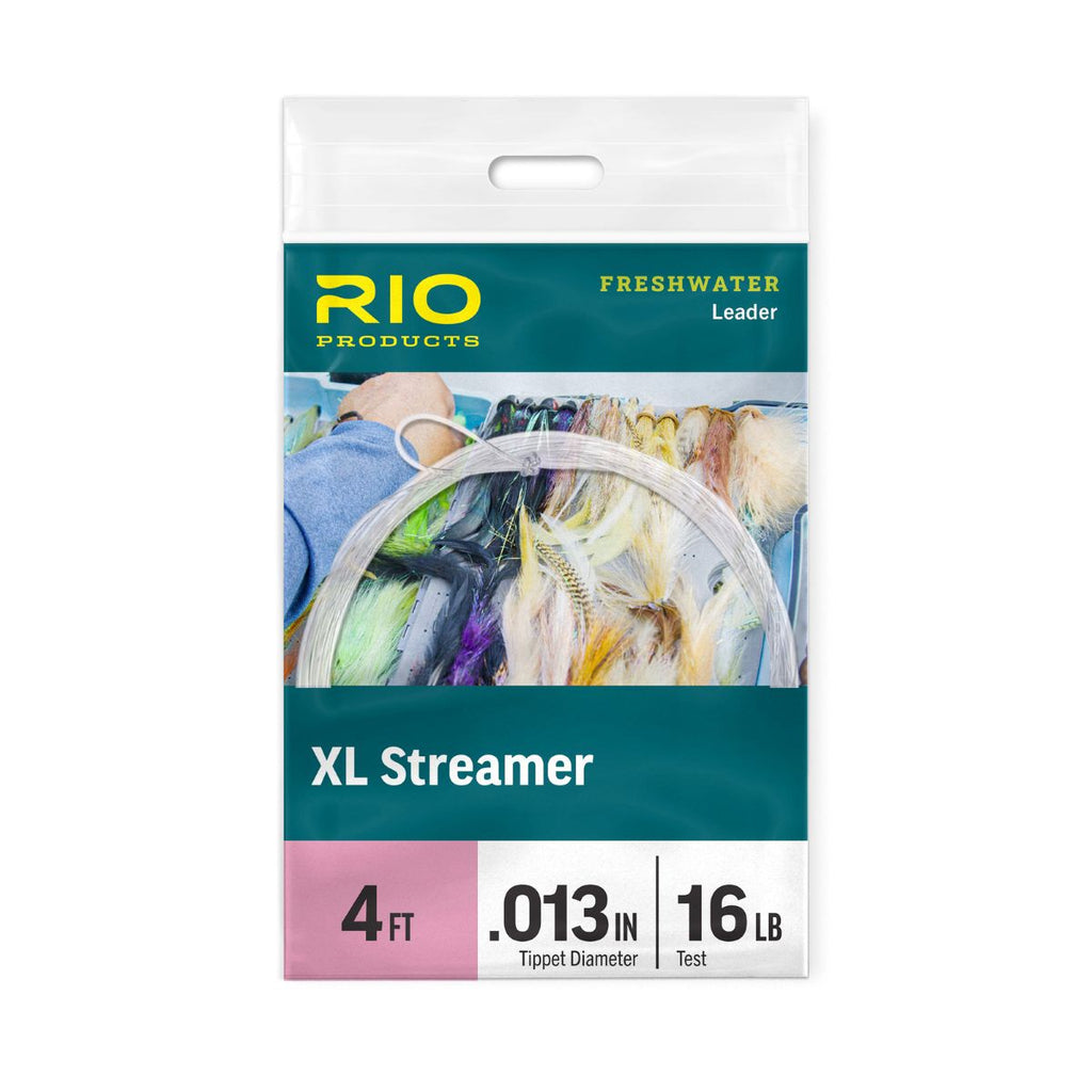 Net Rio Test Fit RIO XL Streamer Leader | Short Powerful Leader for Big Flies | Purity ...