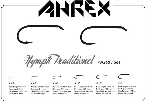 Ahrex FW560 Nymph Traditional Hook