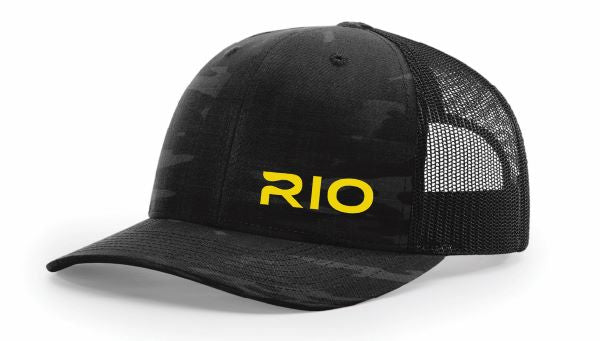 RIO Hats Black Camo